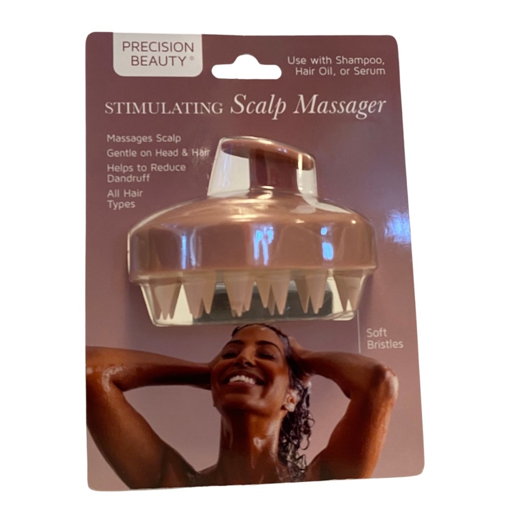 Precision Beauty Stimulating Scalp Massager Gentle on Head and Hair